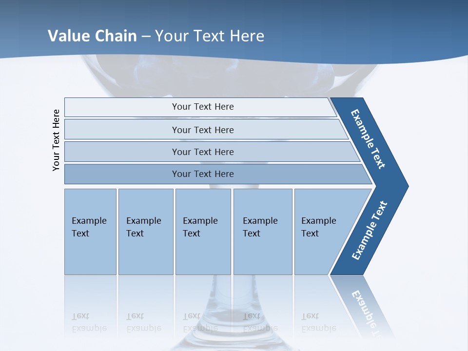 An Elegant Display Of Blueberries In A Fruit Cup. PowerPoint Template