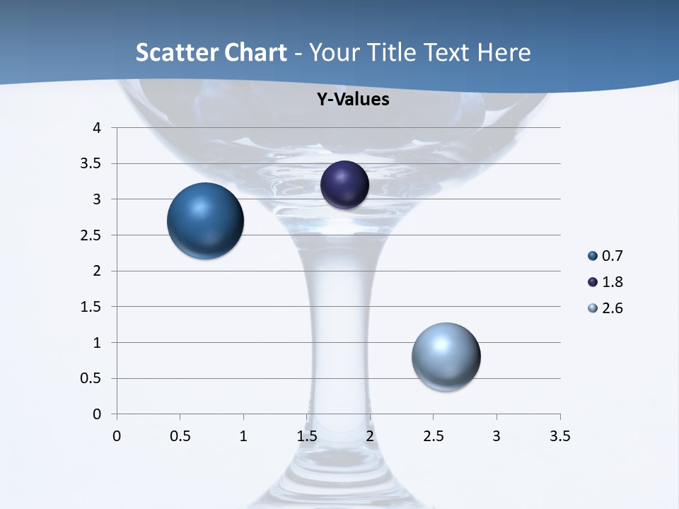 An Elegant Display Of Blueberries In A Fruit Cup. PowerPoint Template
