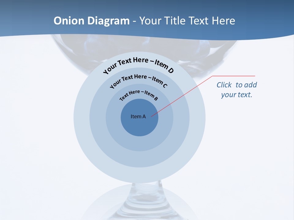 An Elegant Display Of Blueberries In A Fruit Cup. PowerPoint Template