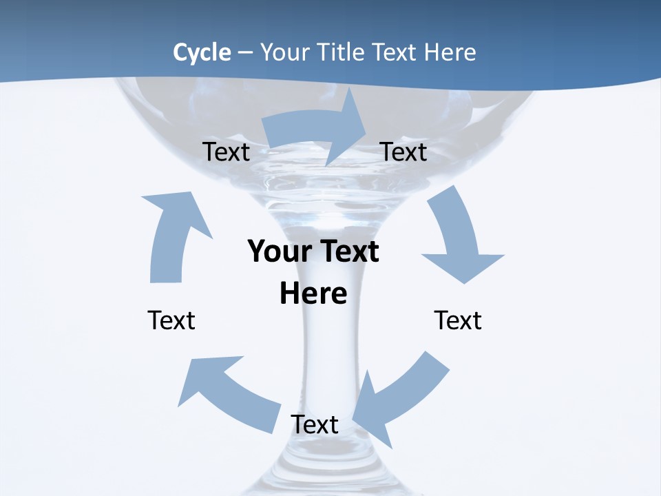 An Elegant Display Of Blueberries In A Fruit Cup. PowerPoint Template