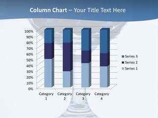 An Elegant Display Of Blueberries In A Fruit Cup. PowerPoint Template