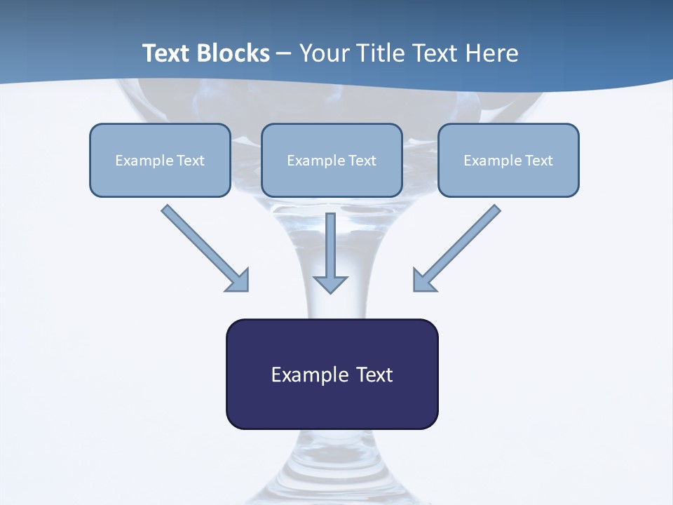 An Elegant Display Of Blueberries In A Fruit Cup. PowerPoint Template