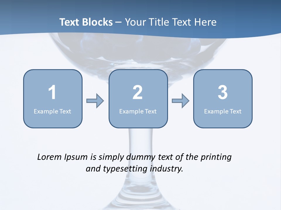 An Elegant Display Of Blueberries In A Fruit Cup. PowerPoint Template