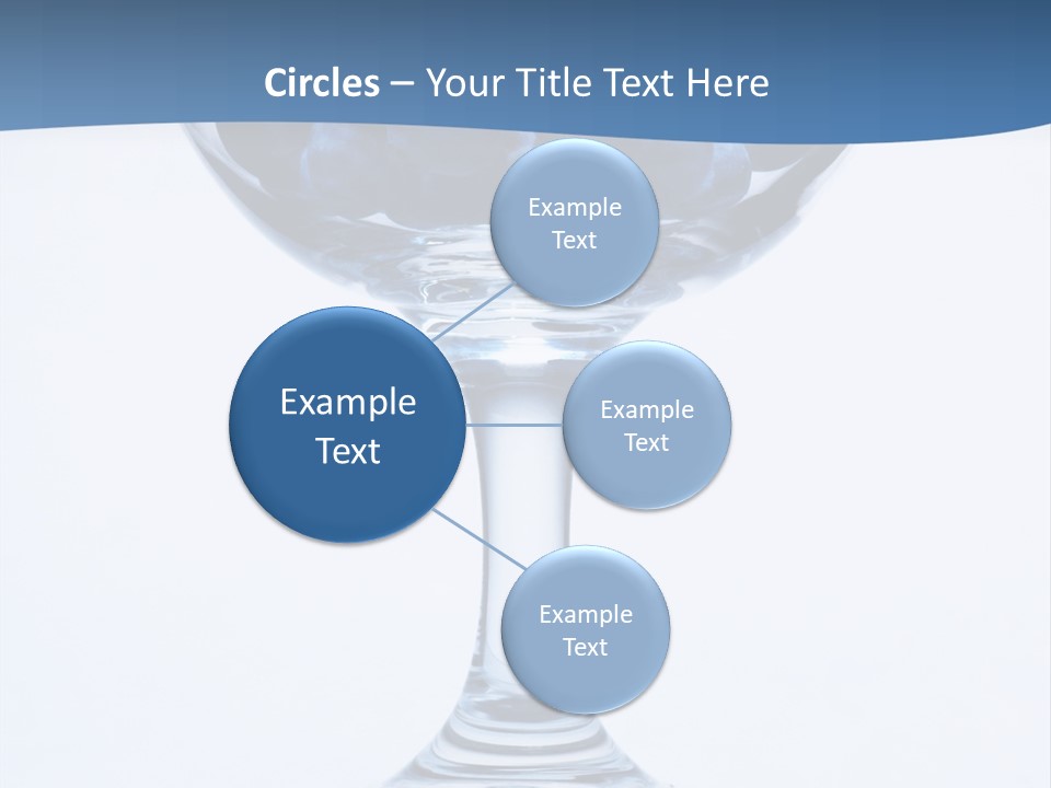 An Elegant Display Of Blueberries In A Fruit Cup. PowerPoint Template