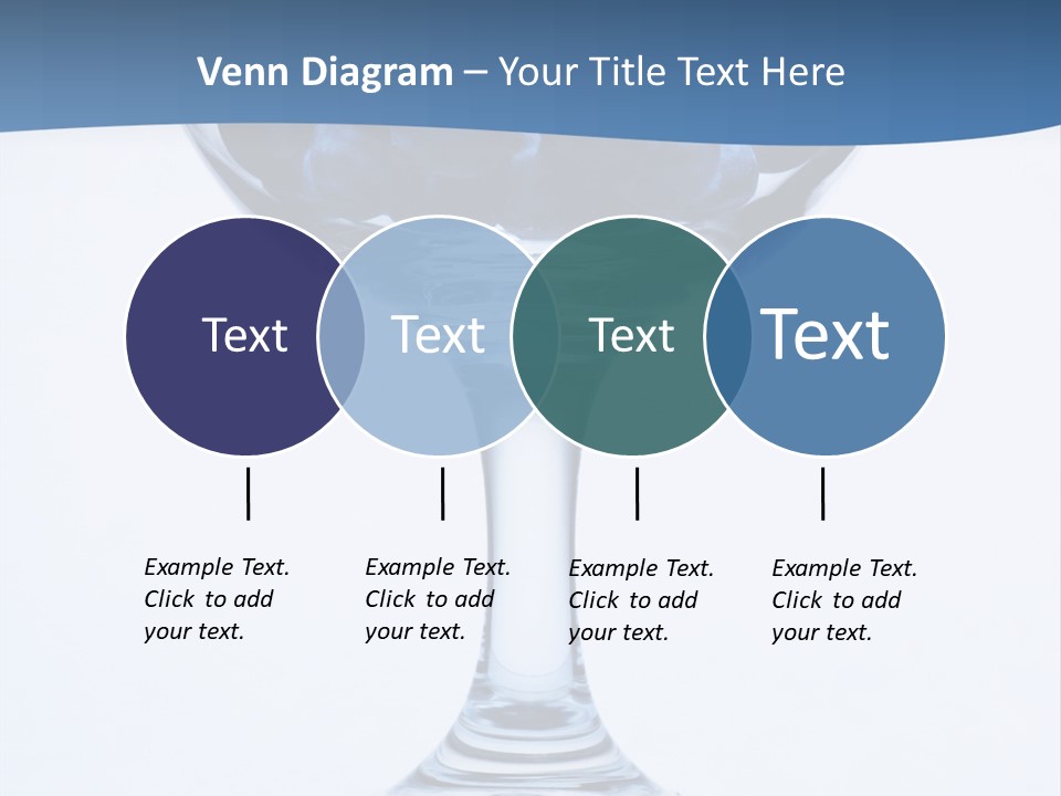 An Elegant Display Of Blueberries In A Fruit Cup. PowerPoint Template