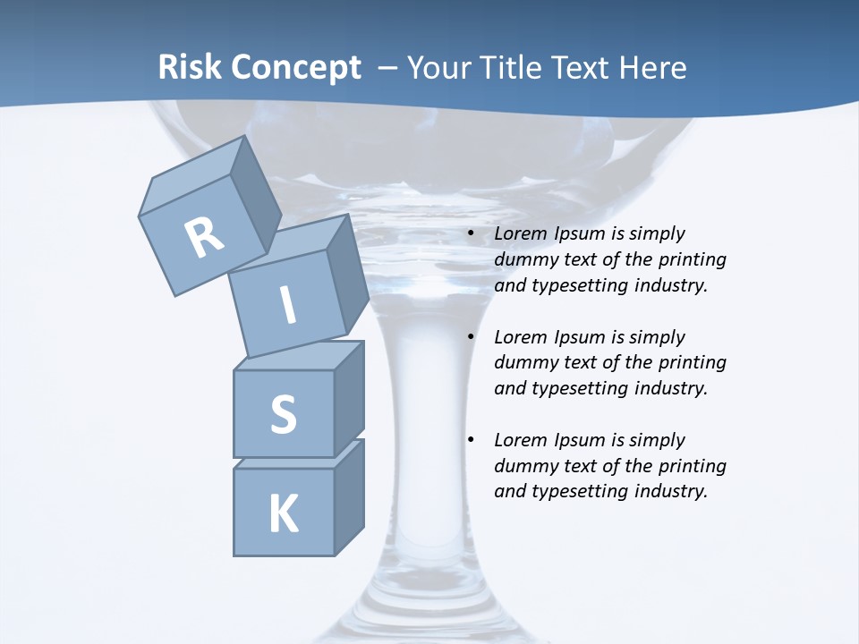 An Elegant Display Of Blueberries In A Fruit Cup. PowerPoint Template