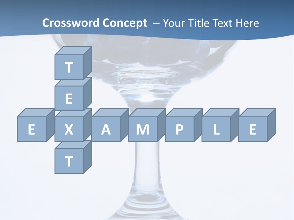 An Elegant Display Of Blueberries In A Fruit Cup. PowerPoint Template