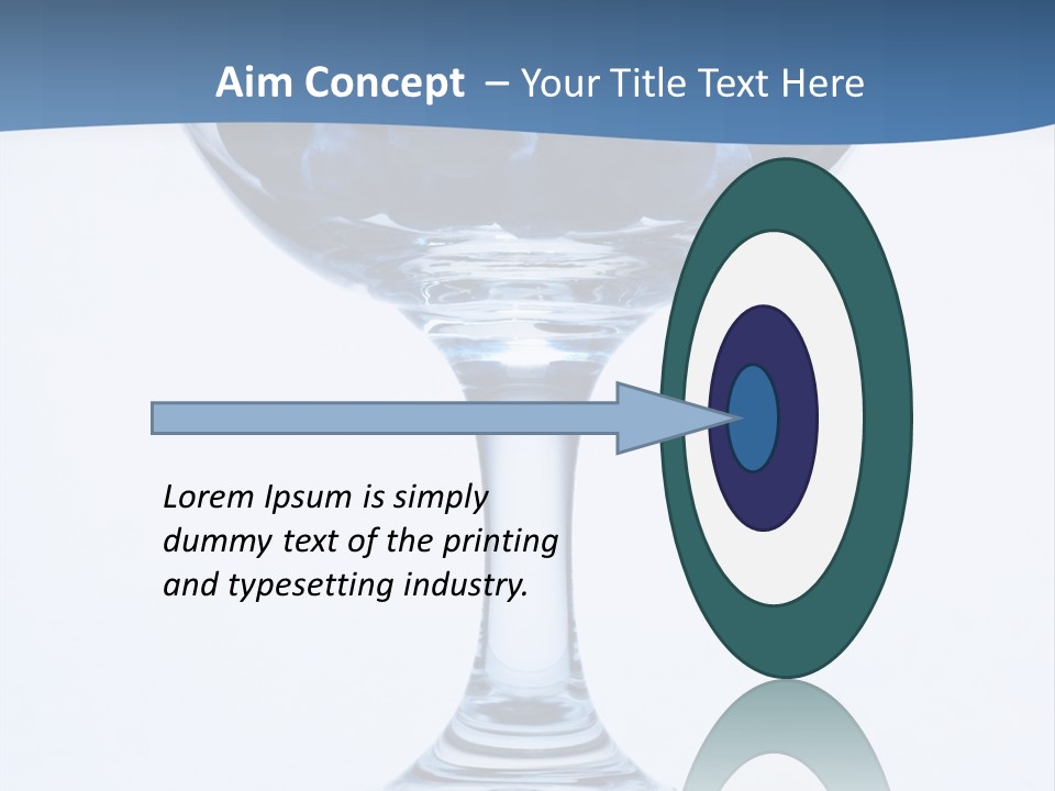 An Elegant Display Of Blueberries In A Fruit Cup. PowerPoint Template
