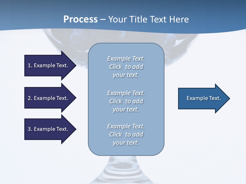 An Elegant Display Of Blueberries In A Fruit Cup. PowerPoint Template