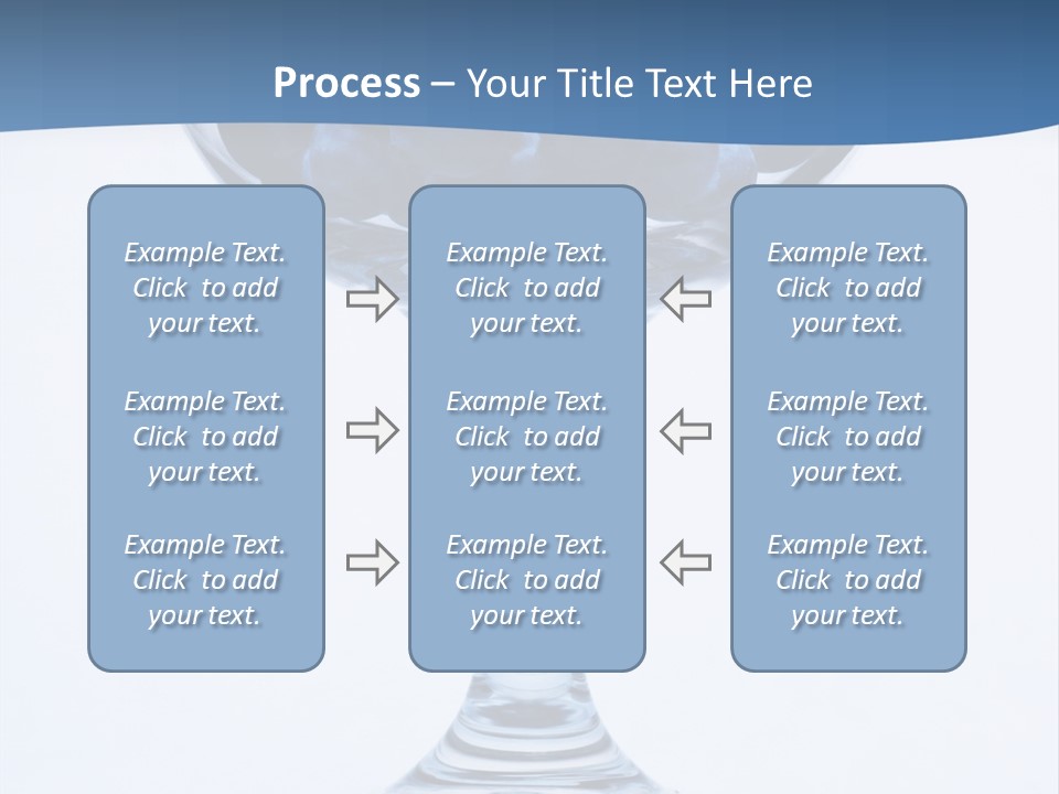 An Elegant Display Of Blueberries In A Fruit Cup. PowerPoint Template