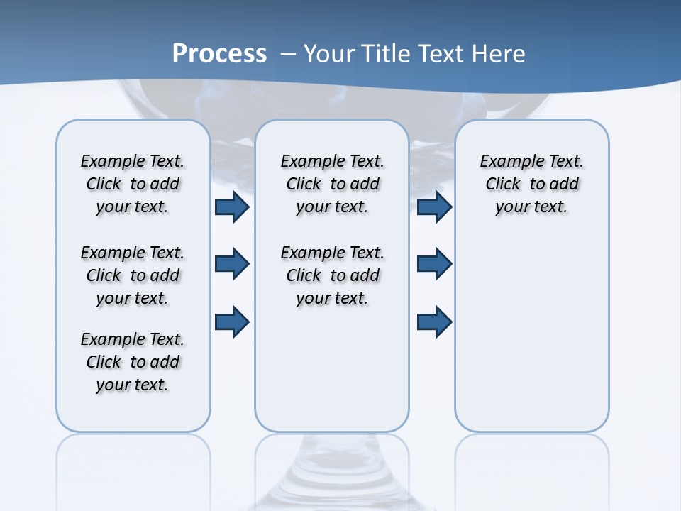 An Elegant Display Of Blueberries In A Fruit Cup. PowerPoint Template
