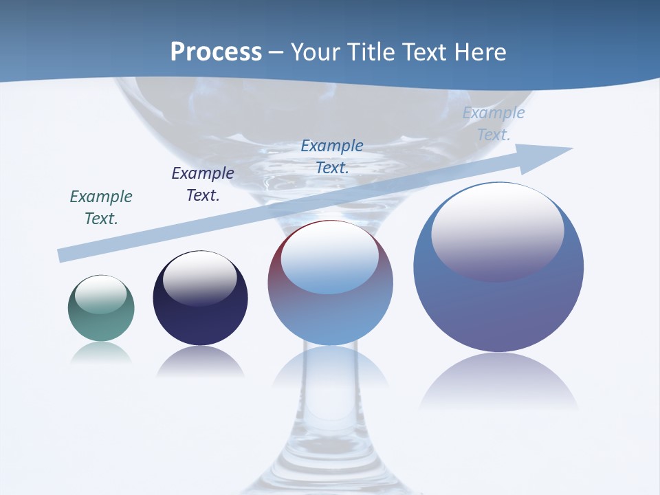 An Elegant Display Of Blueberries In A Fruit Cup. PowerPoint Template