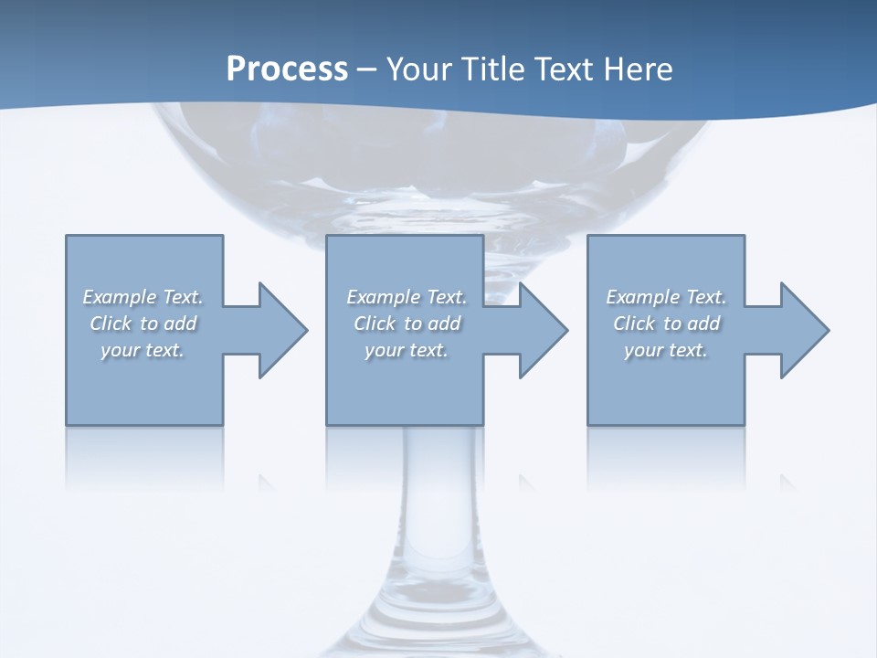 An Elegant Display Of Blueberries In A Fruit Cup. PowerPoint Template