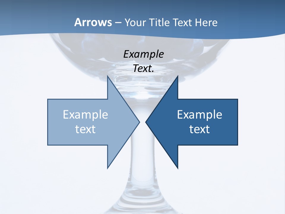 An Elegant Display Of Blueberries In A Fruit Cup. PowerPoint Template