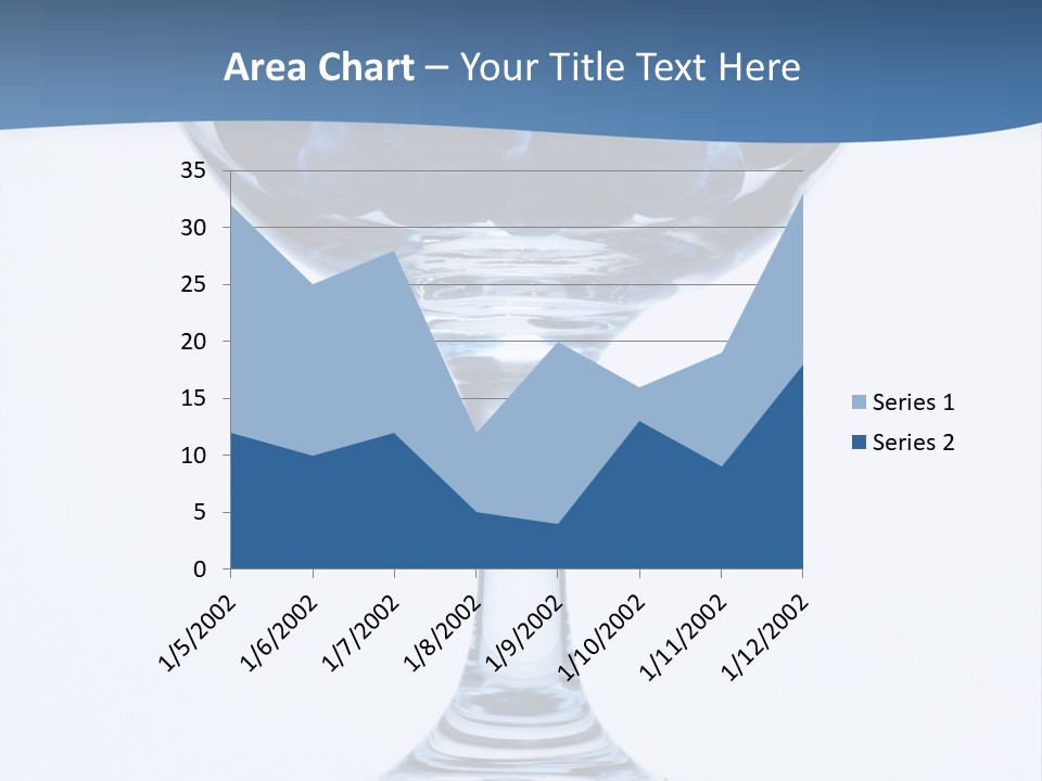 An Elegant Display Of Blueberries In A Fruit Cup. PowerPoint Template