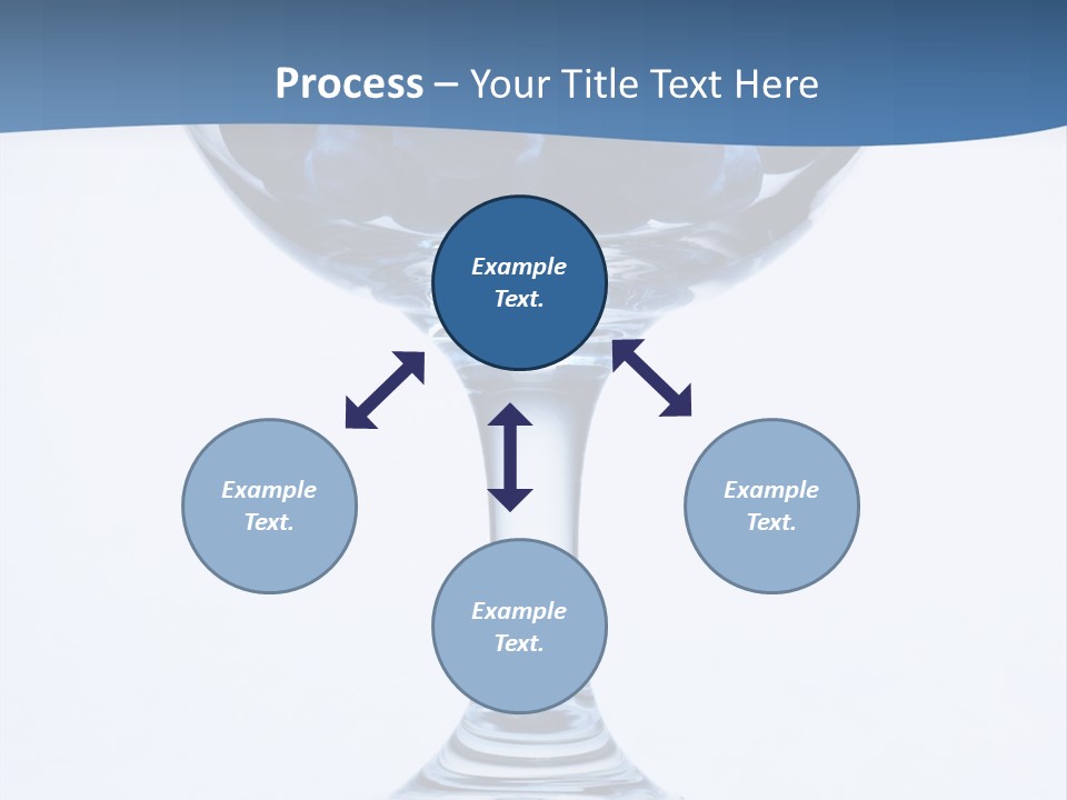 An Elegant Display Of Blueberries In A Fruit Cup. PowerPoint Template
