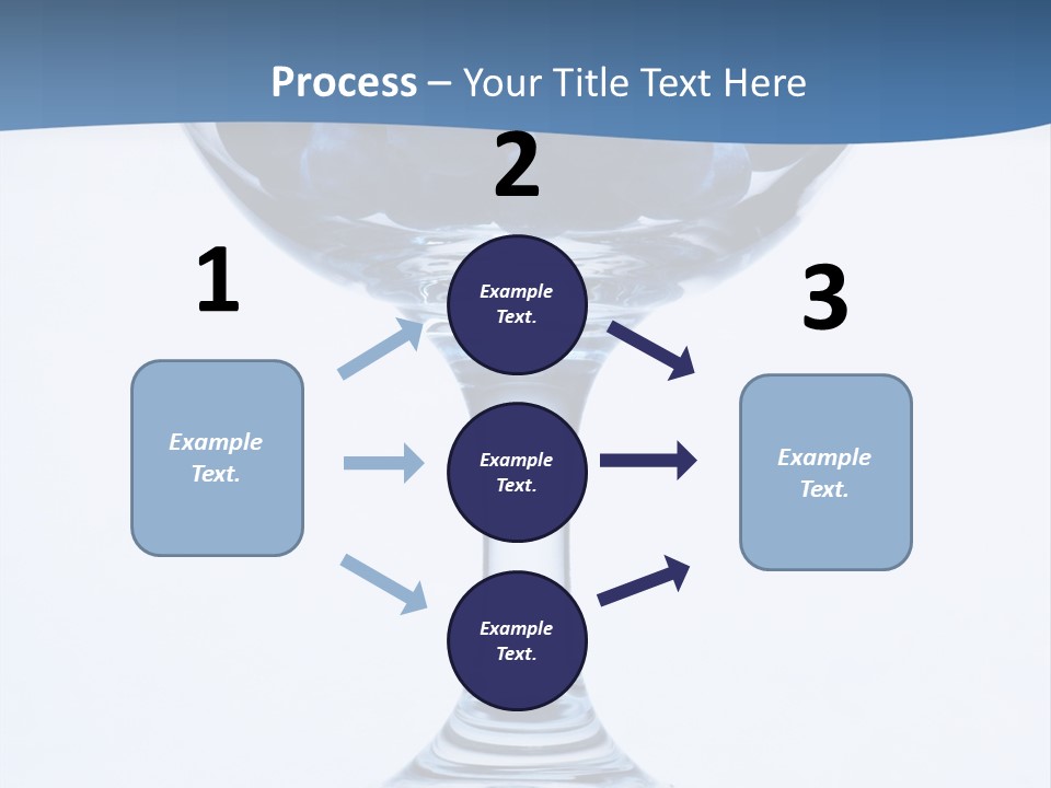 An Elegant Display Of Blueberries In A Fruit Cup. PowerPoint Template
