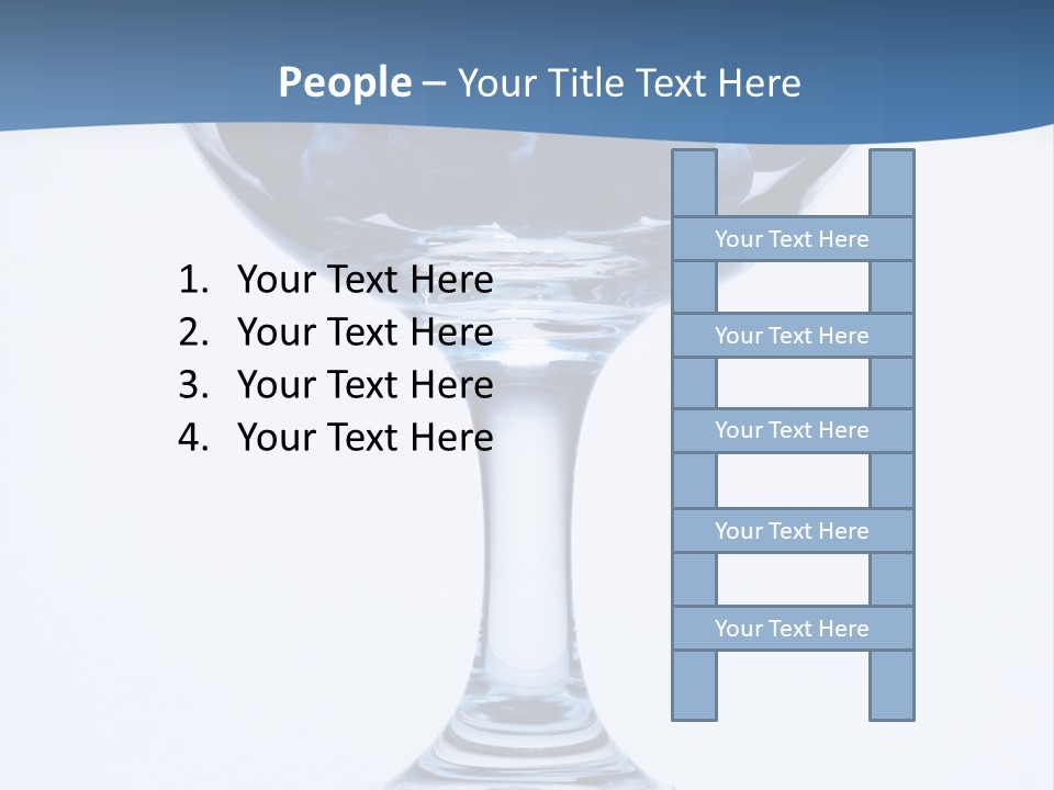 An Elegant Display Of Blueberries In A Fruit Cup. PowerPoint Template