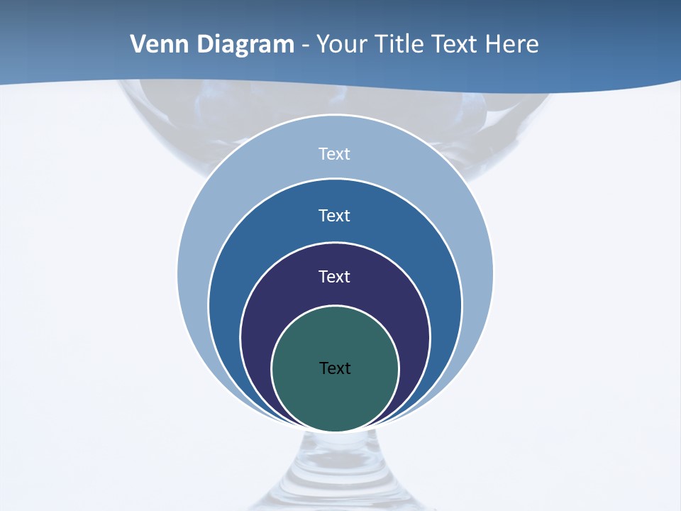 An Elegant Display Of Blueberries In A Fruit Cup. PowerPoint Template