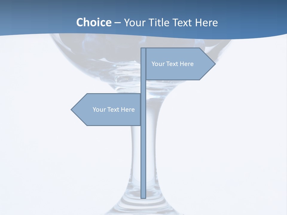 An Elegant Display Of Blueberries In A Fruit Cup. PowerPoint Template