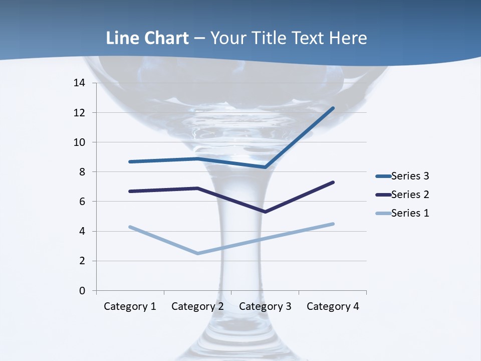 An Elegant Display Of Blueberries In A Fruit Cup. PowerPoint Template