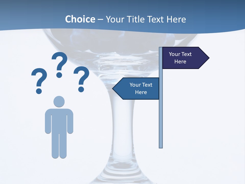 An Elegant Display Of Blueberries In A Fruit Cup. PowerPoint Template