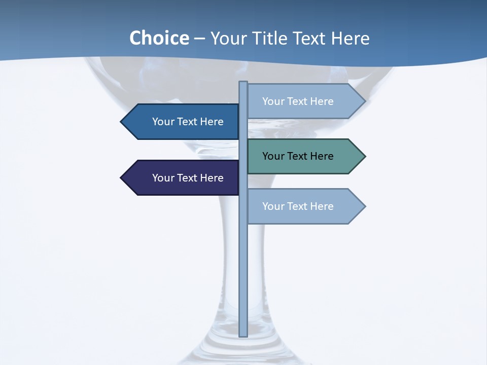 An Elegant Display Of Blueberries In A Fruit Cup. PowerPoint Template