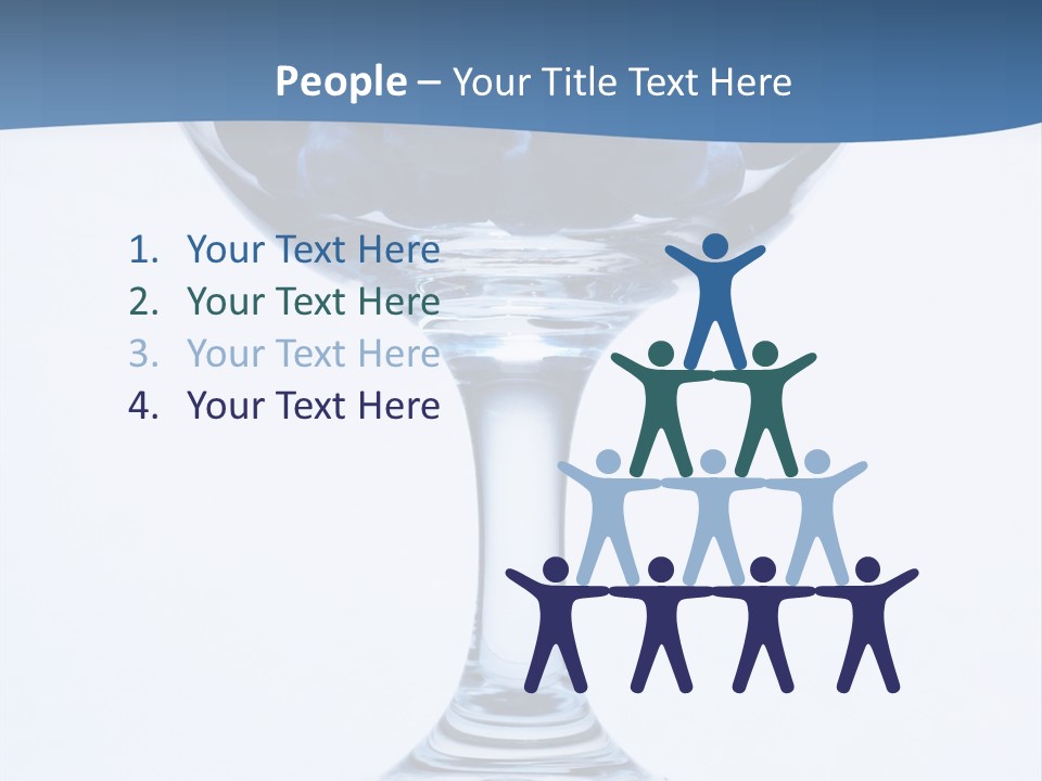 An Elegant Display Of Blueberries In A Fruit Cup. PowerPoint Template