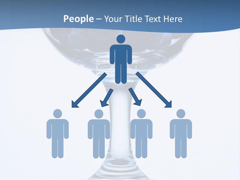 An Elegant Display Of Blueberries In A Fruit Cup. PowerPoint Template