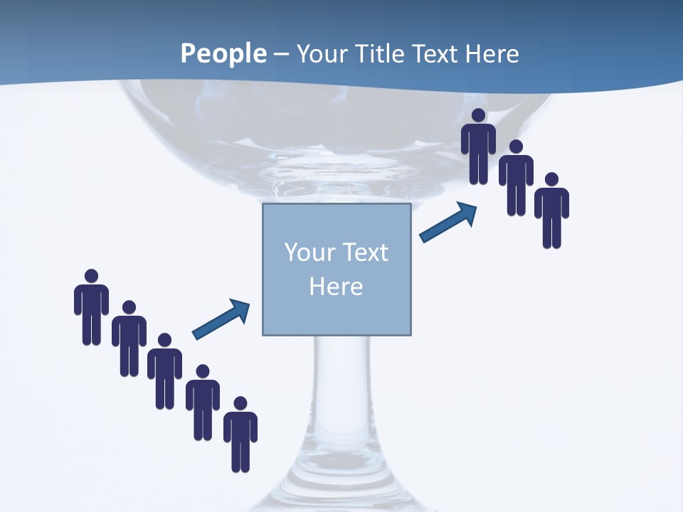 An Elegant Display Of Blueberries In A Fruit Cup. PowerPoint Template