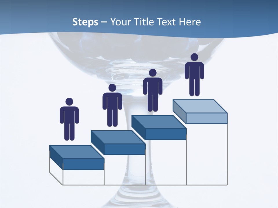 An Elegant Display Of Blueberries In A Fruit Cup. PowerPoint Template