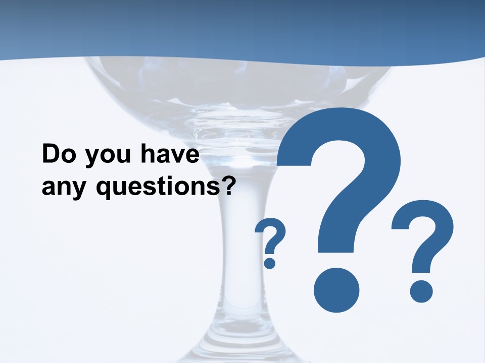 An Elegant Display Of Blueberries In A Fruit Cup. PowerPoint Template