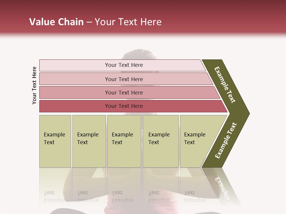 Mid  Multiethnic Woman Sitting In Namaste Position On Exercise Mat With Eyes Closed And Hands At Heart Center. PowerPoint Template