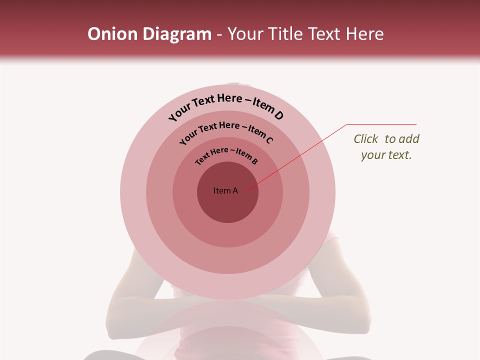 Mid  Multiethnic Woman Sitting In Namaste Position On Exercise Mat With Eyes Closed And Hands At Heart Center. PowerPoint Template