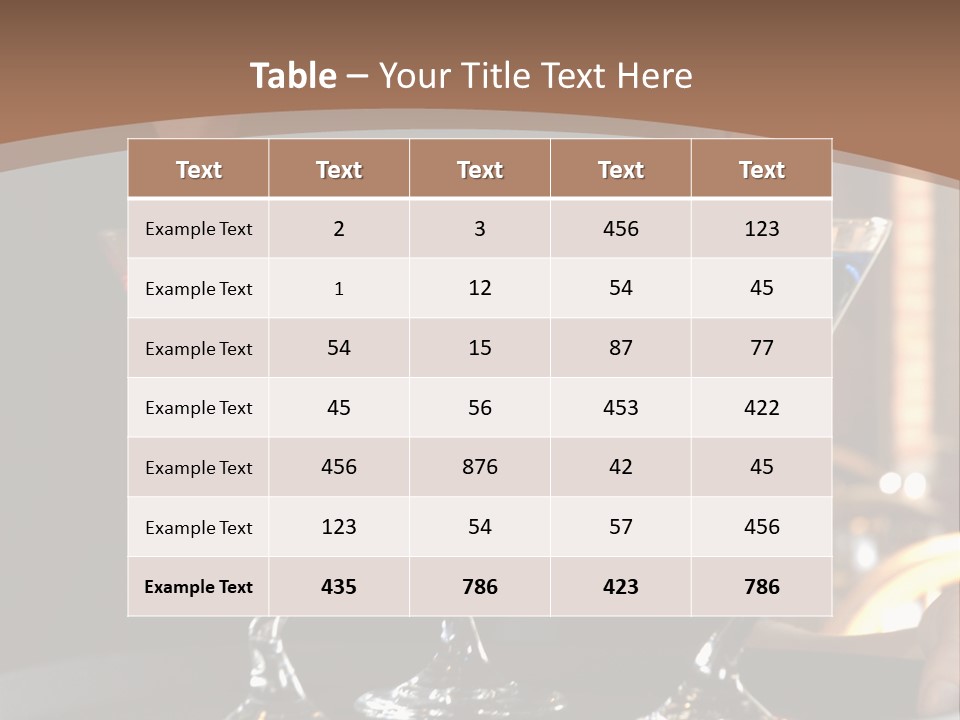 3 Colorful Drinks On A Serving Tray With Waitress PowerPoint Template