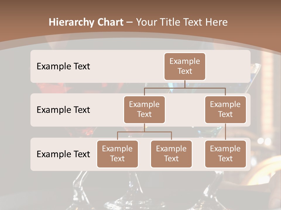 3 Colorful Drinks On A Serving Tray With Waitress PowerPoint Template