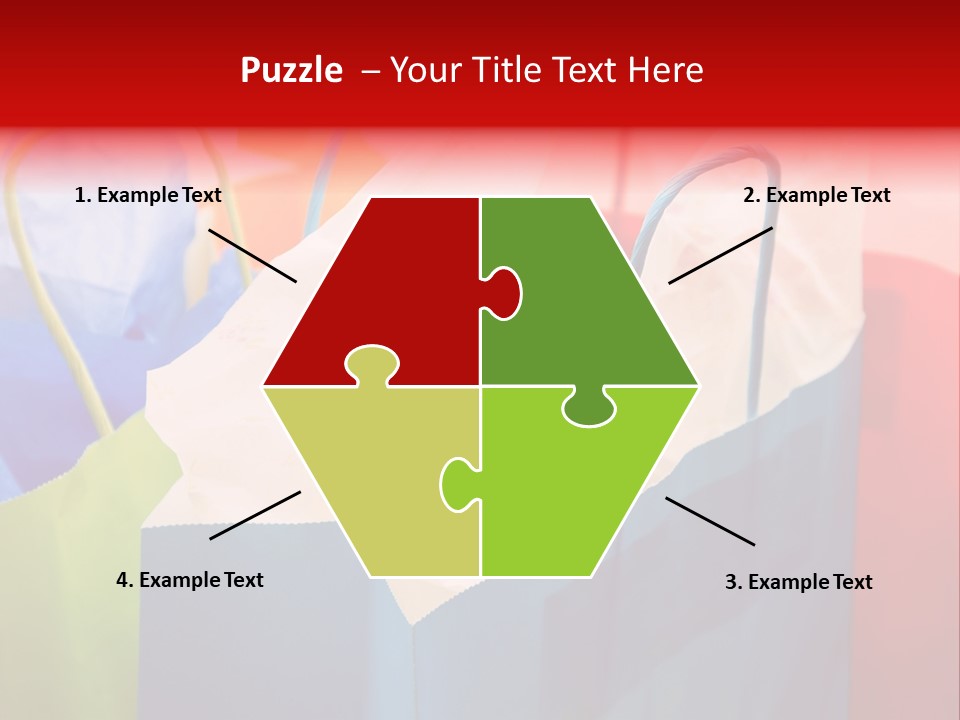 A Shot Of A Bunch Of Colorful Shopping Bags PowerPoint Template