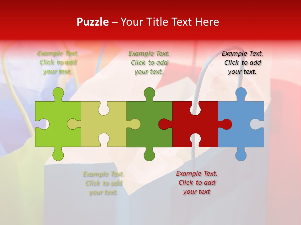 A Shot Of A Bunch Of Colorful Shopping Bags PowerPoint Template