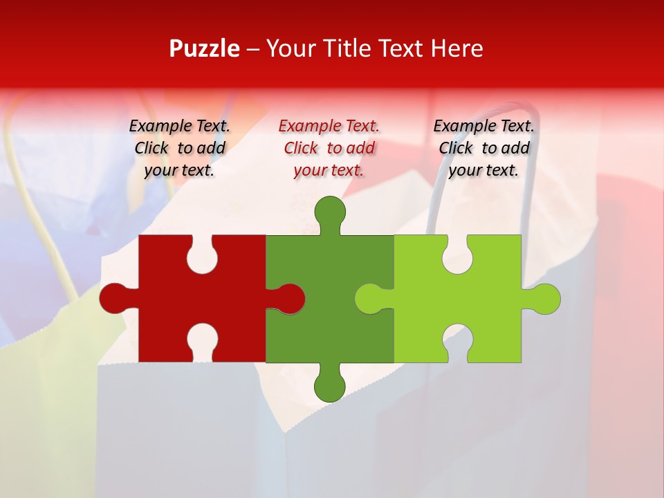 A Shot Of A Bunch Of Colorful Shopping Bags PowerPoint Template