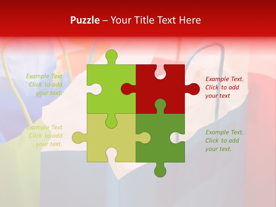 A Shot Of A Bunch Of Colorful Shopping Bags PowerPoint Template