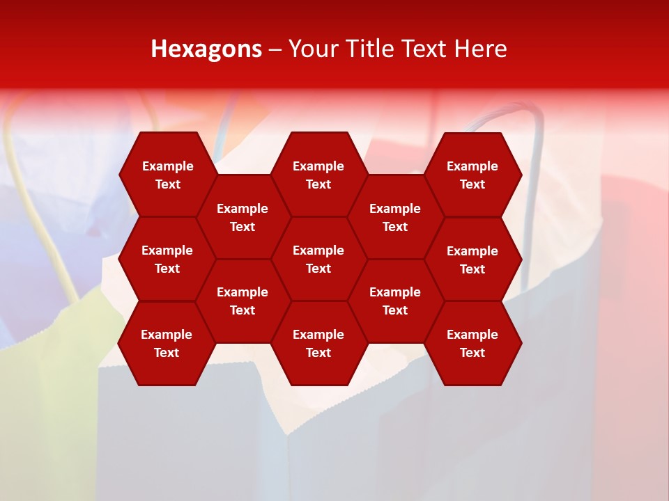 A Shot Of A Bunch Of Colorful Shopping Bags PowerPoint Template