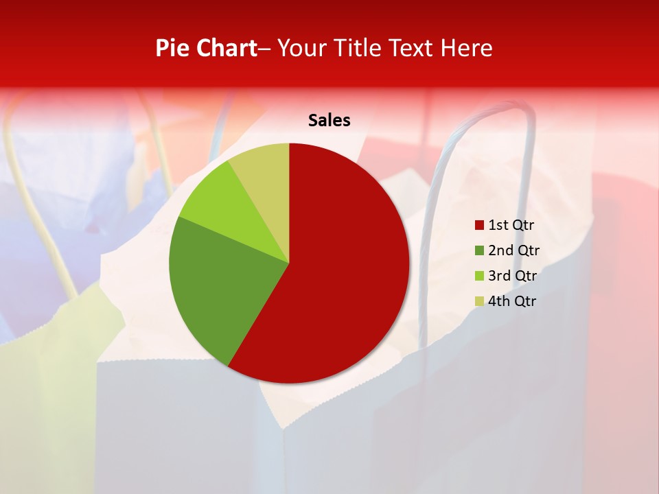 A Shot Of A Bunch Of Colorful Shopping Bags PowerPoint Template