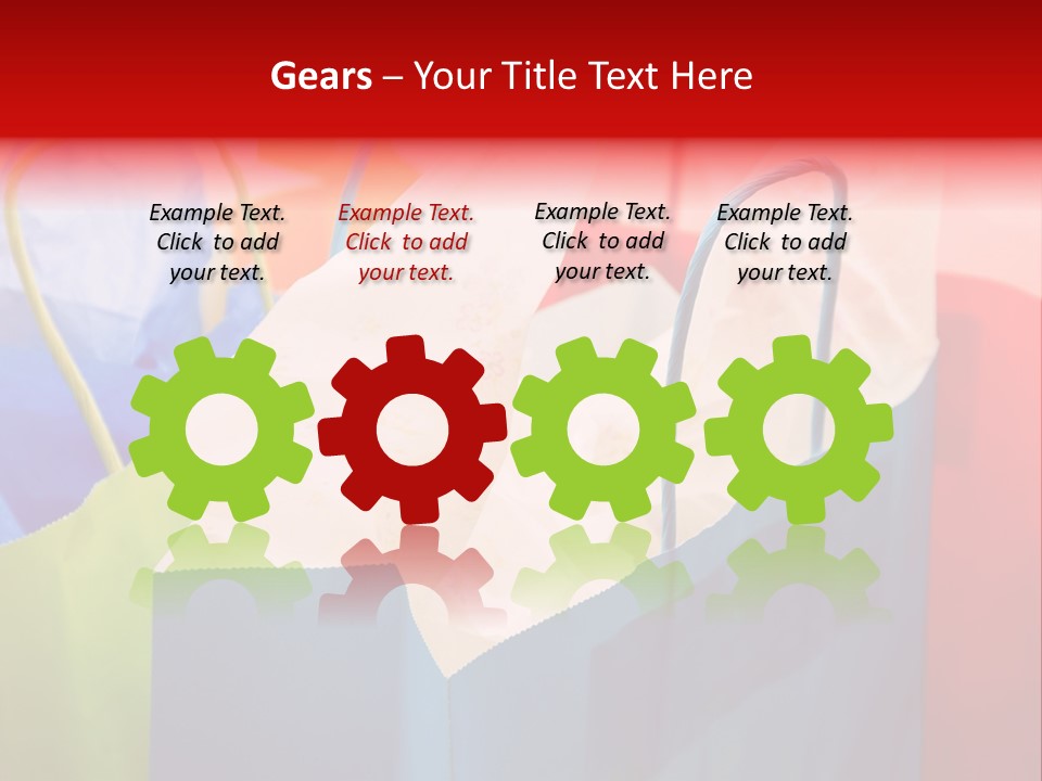 A Shot Of A Bunch Of Colorful Shopping Bags PowerPoint Template