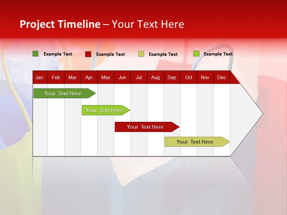 A Shot Of A Bunch Of Colorful Shopping Bags PowerPoint Template