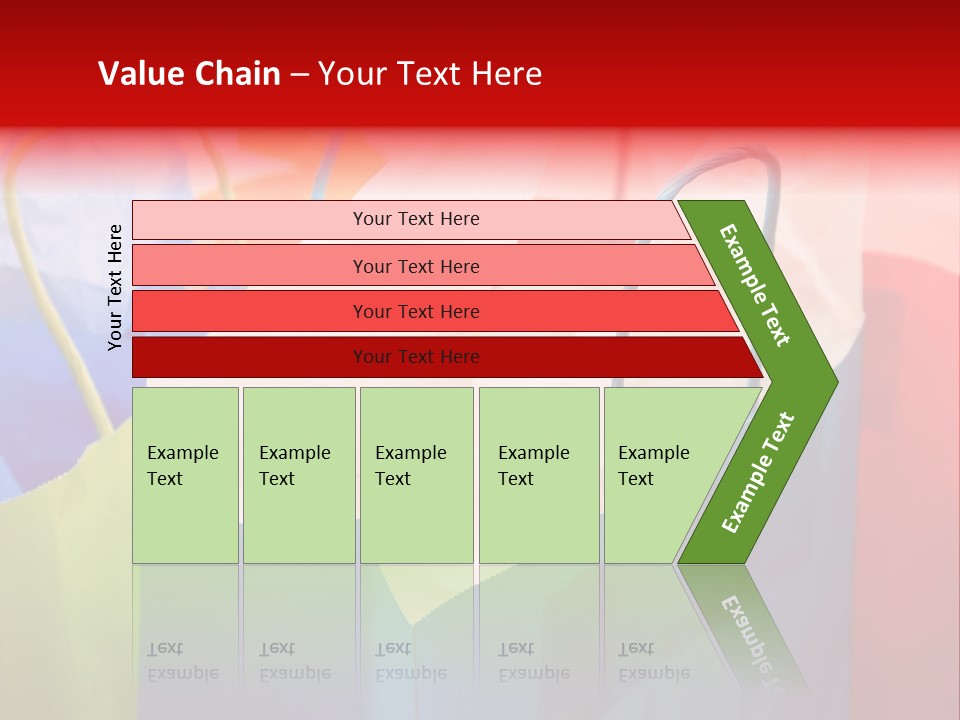 A Shot Of A Bunch Of Colorful Shopping Bags PowerPoint Template