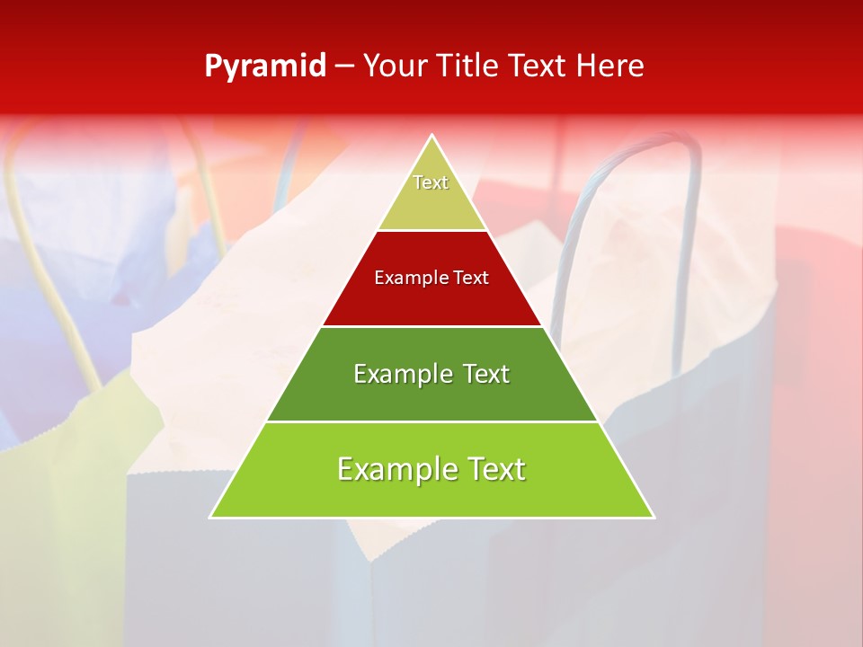 A Shot Of A Bunch Of Colorful Shopping Bags PowerPoint Template