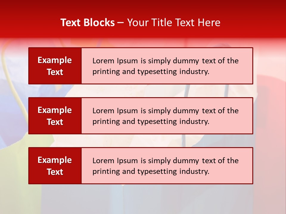 A Shot Of A Bunch Of Colorful Shopping Bags PowerPoint Template