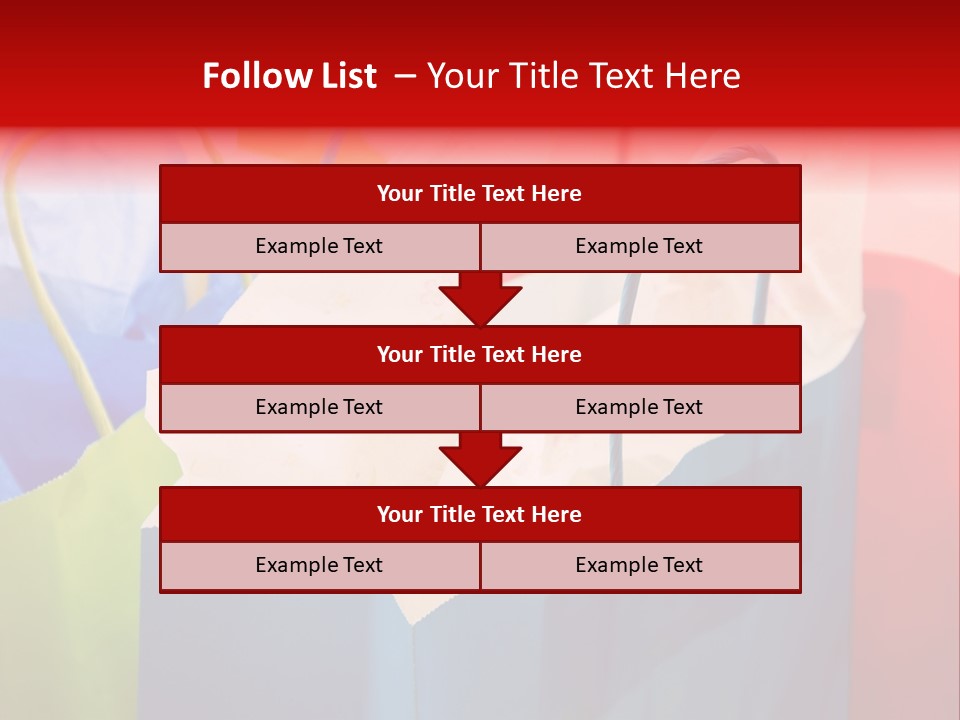 A Shot Of A Bunch Of Colorful Shopping Bags PowerPoint Template