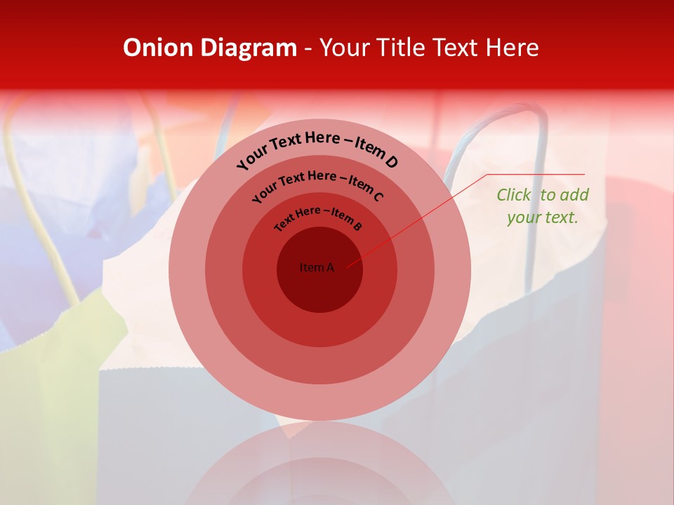 A Shot Of A Bunch Of Colorful Shopping Bags PowerPoint Template