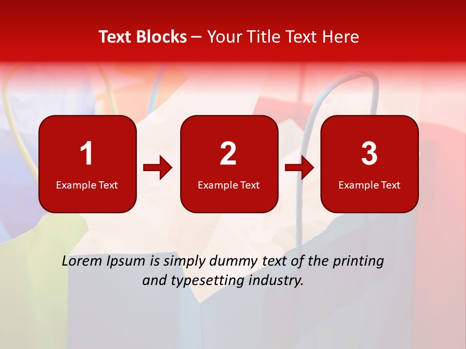 A Shot Of A Bunch Of Colorful Shopping Bags PowerPoint Template